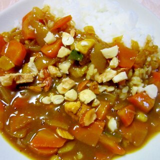 ナッツ入りカレー